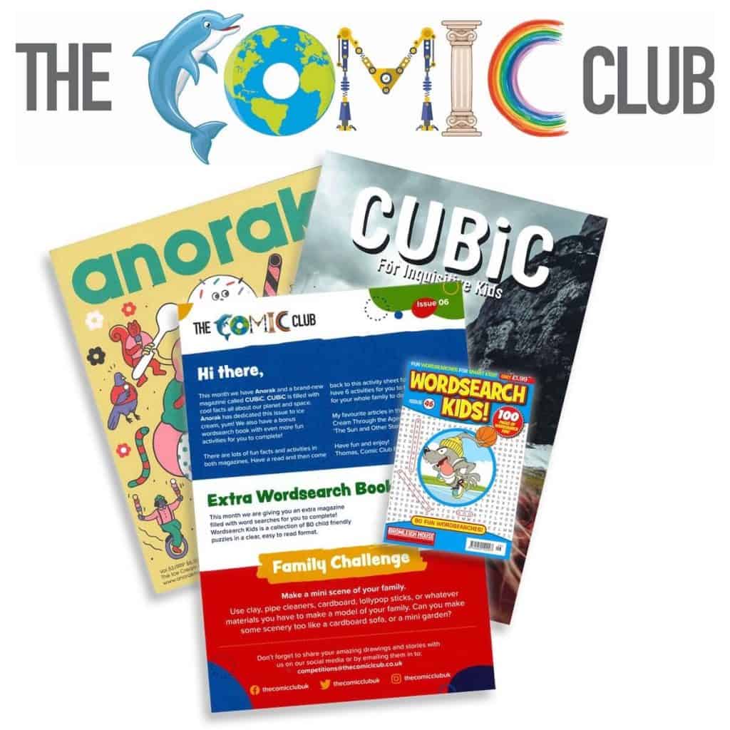 the comic club comics by post