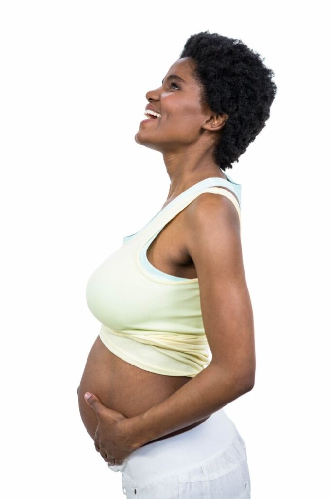 massage pregnant belly