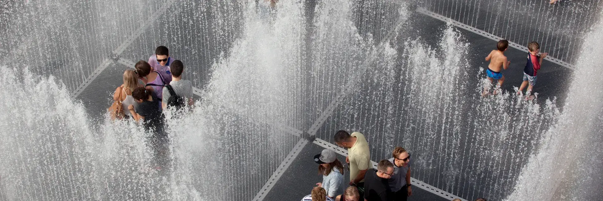 Jeppe Hein's Appearing Rooms