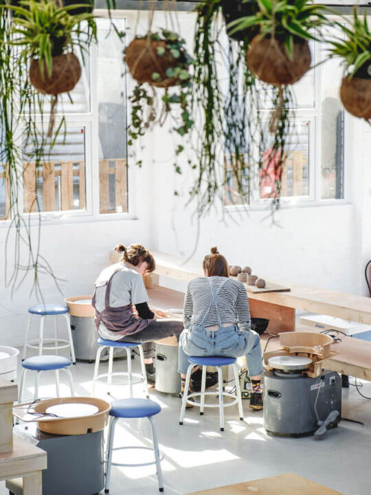 Turning earth ceramics London