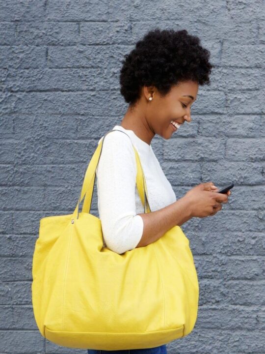 woman on the phone