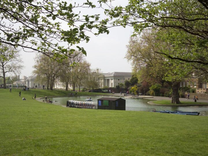 Boating pond in Greenwich Park