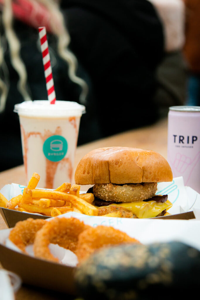 food at old spitalfields market