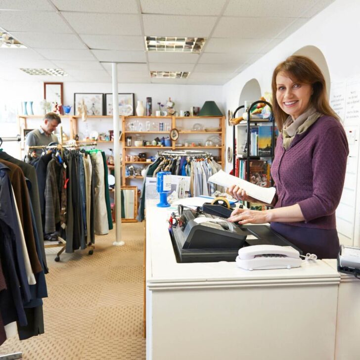 charity shops london