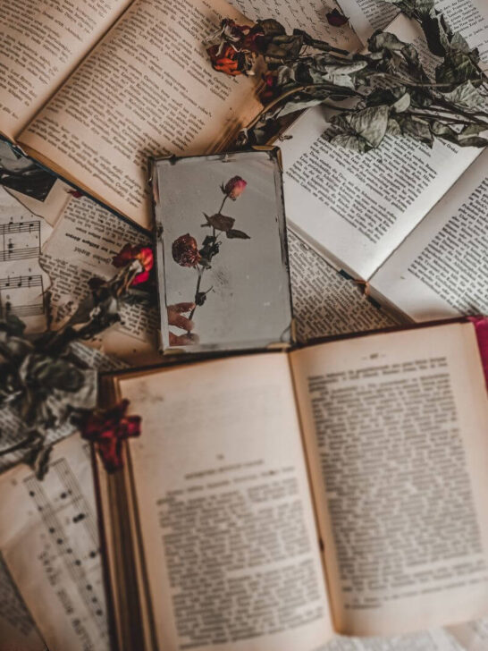 skoob books - old books on a table