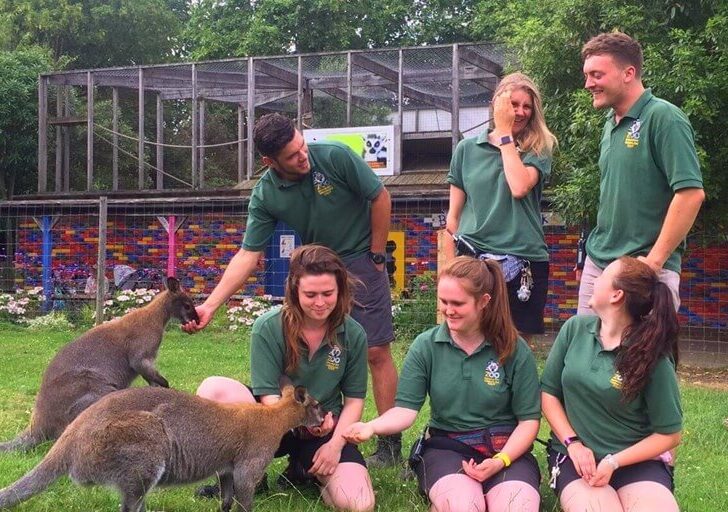 zoo keepers at battersea park