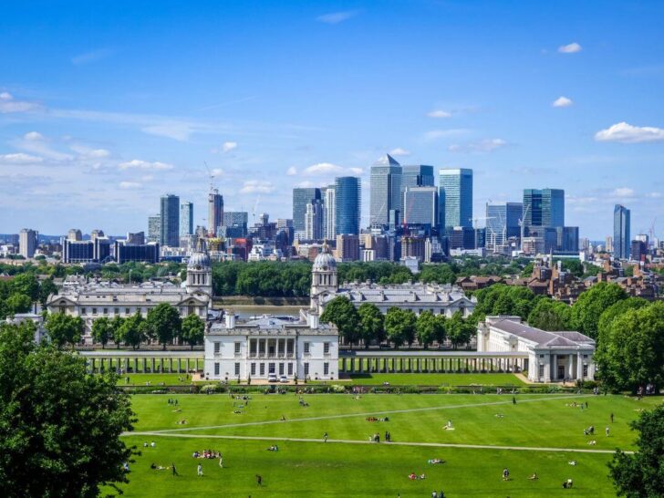 greenwich park skyline