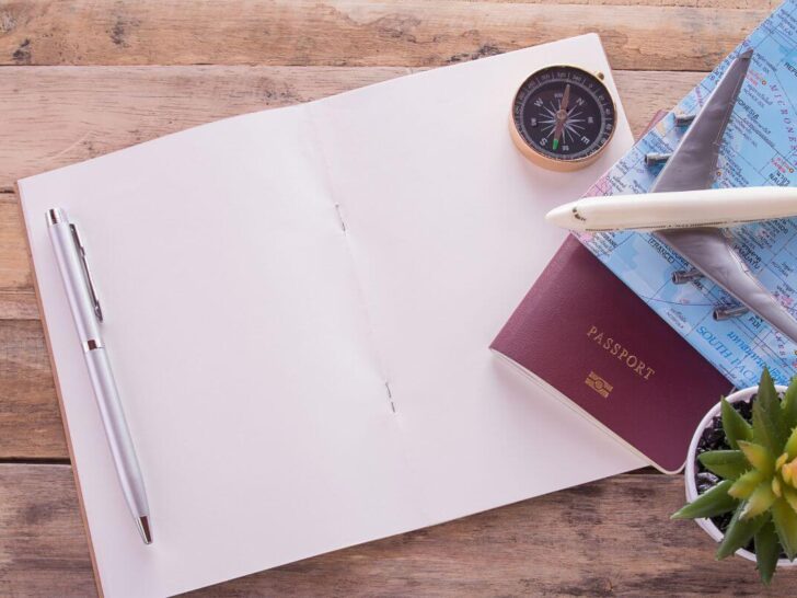 blank itinerary