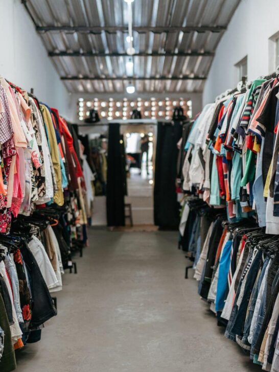 charity shop interior