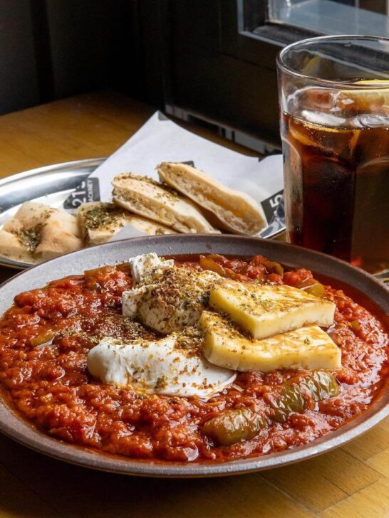 food at 215 hackney - shashuka