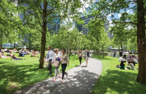 canary wharf park