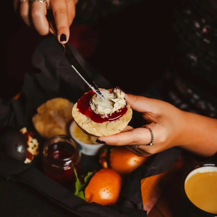 cutter and squide vegan afternoon tea