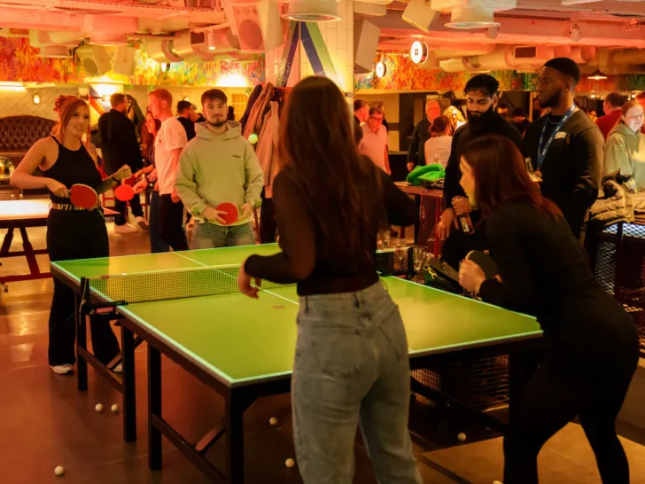 bounce ping pong brunch