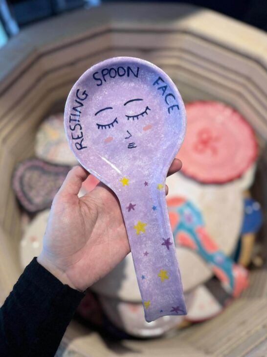 Social Pottery spoon holder
