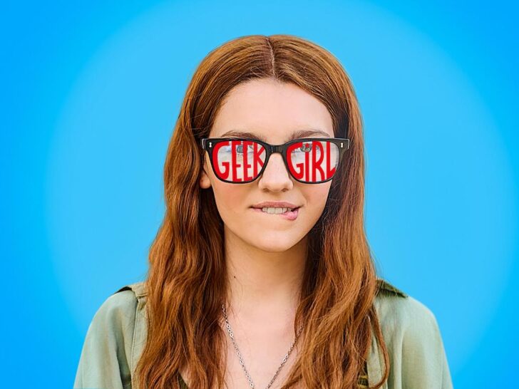 geek girl poster