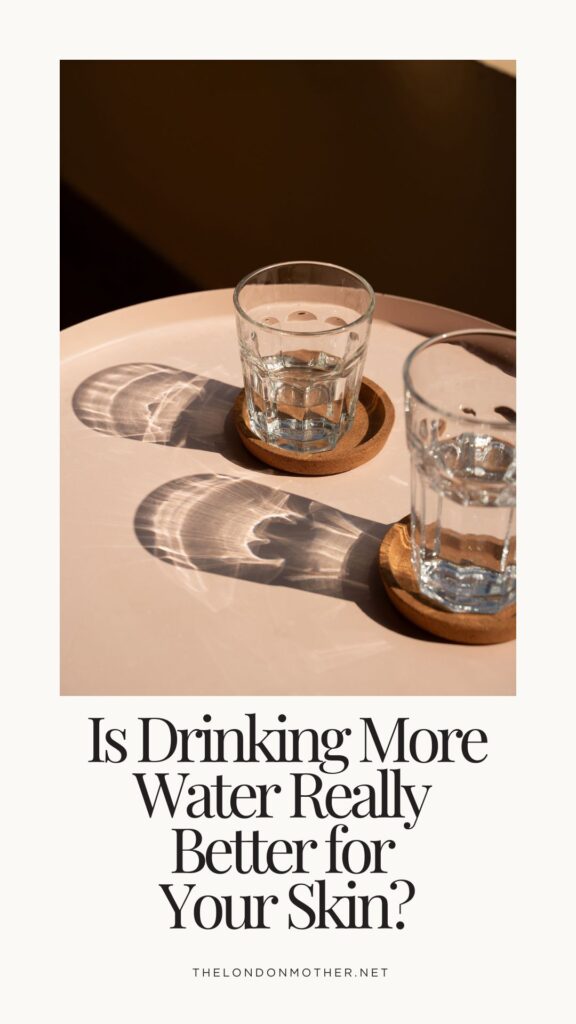drinking water pinterest pin