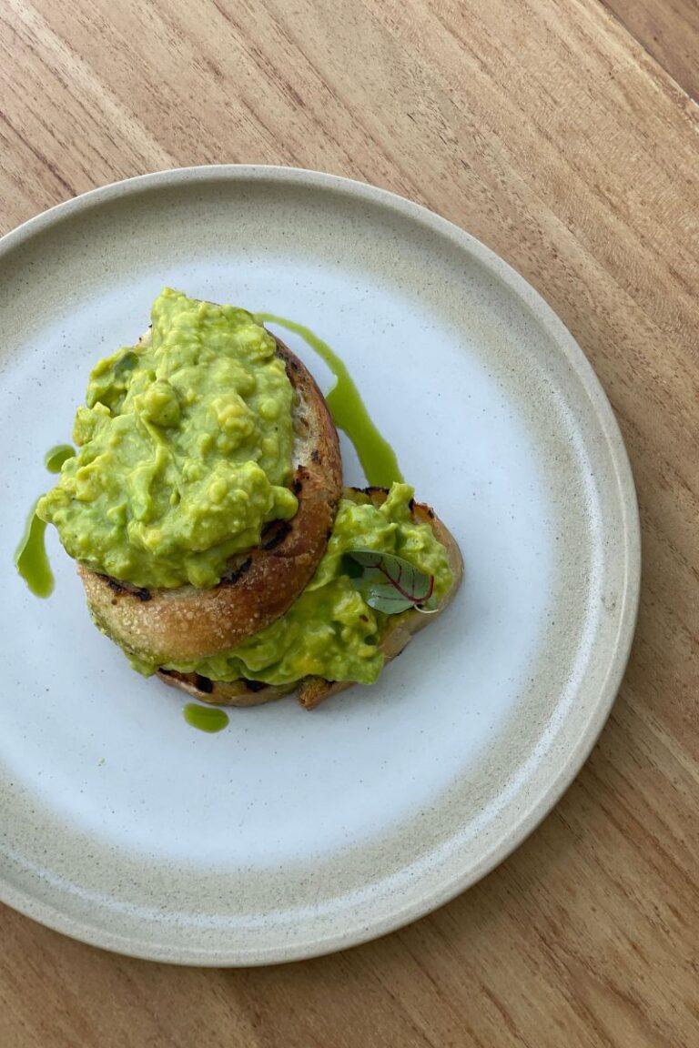 breakfast idea - avocado on toast