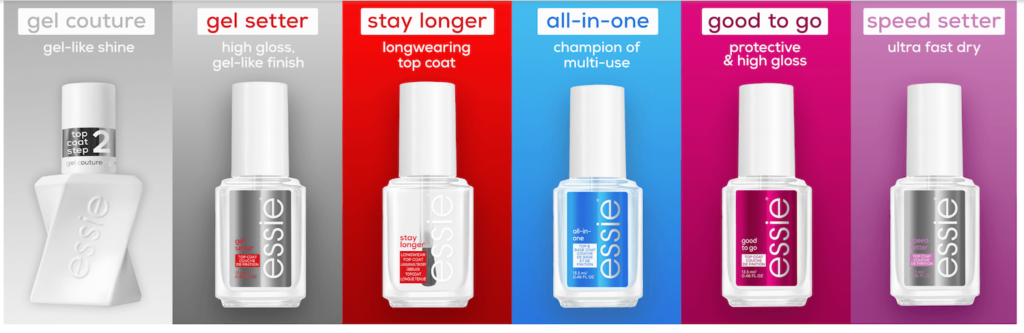 essie top coats