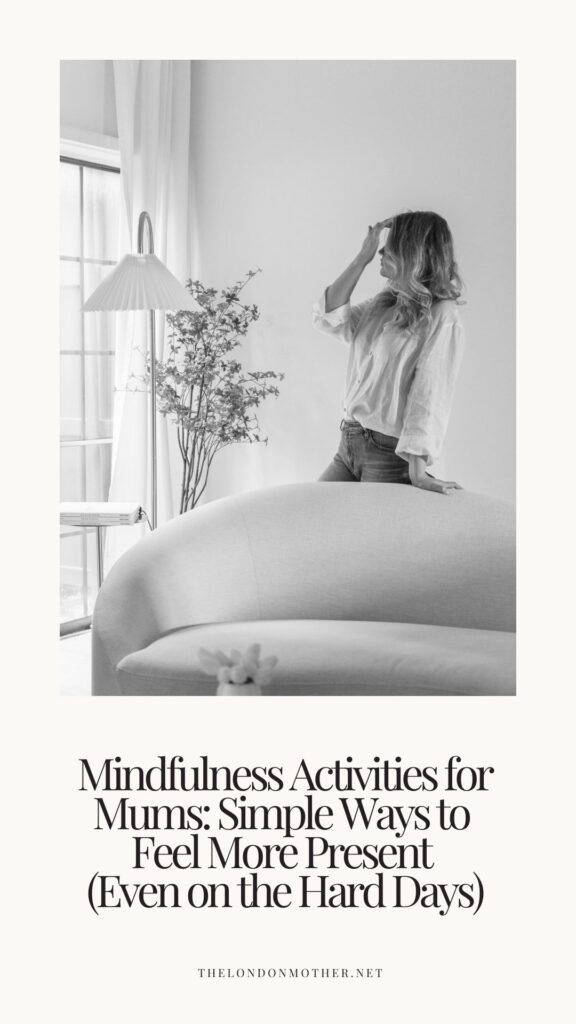 Mindfulness Activities for Mums pinterest pin