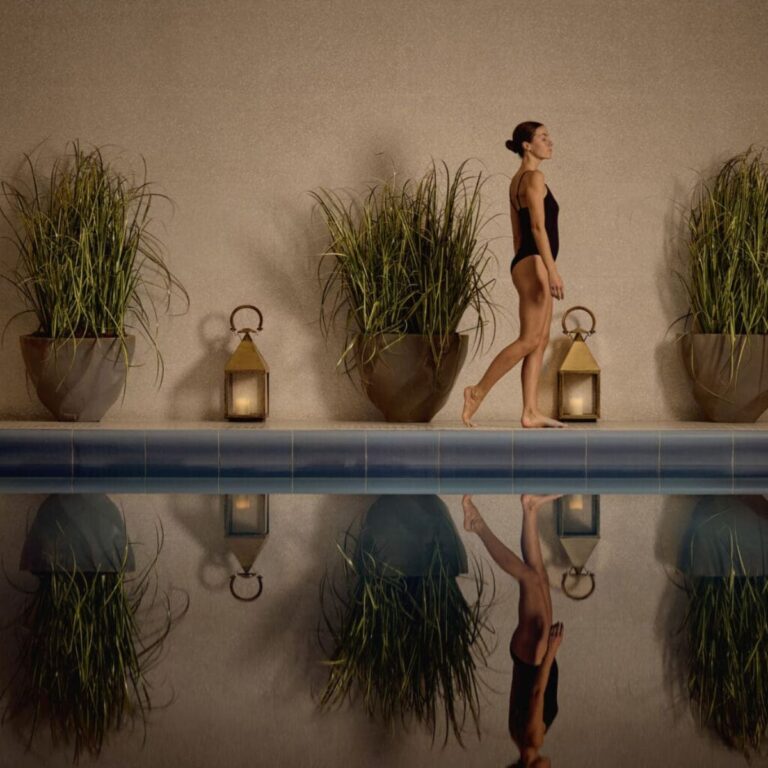 woman in spa