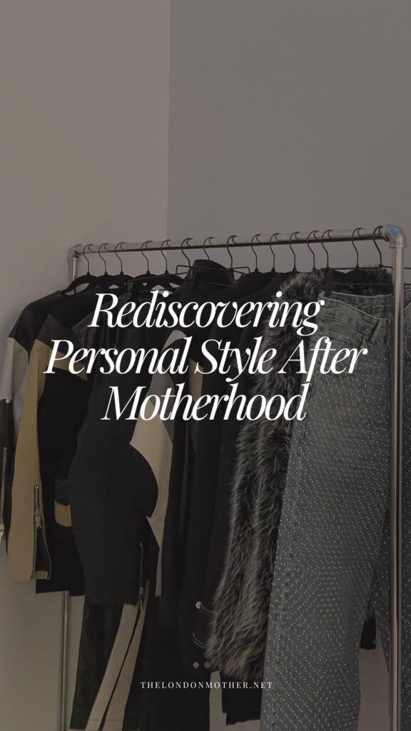 Relearning Personal Style After Motherhood pinterest pin