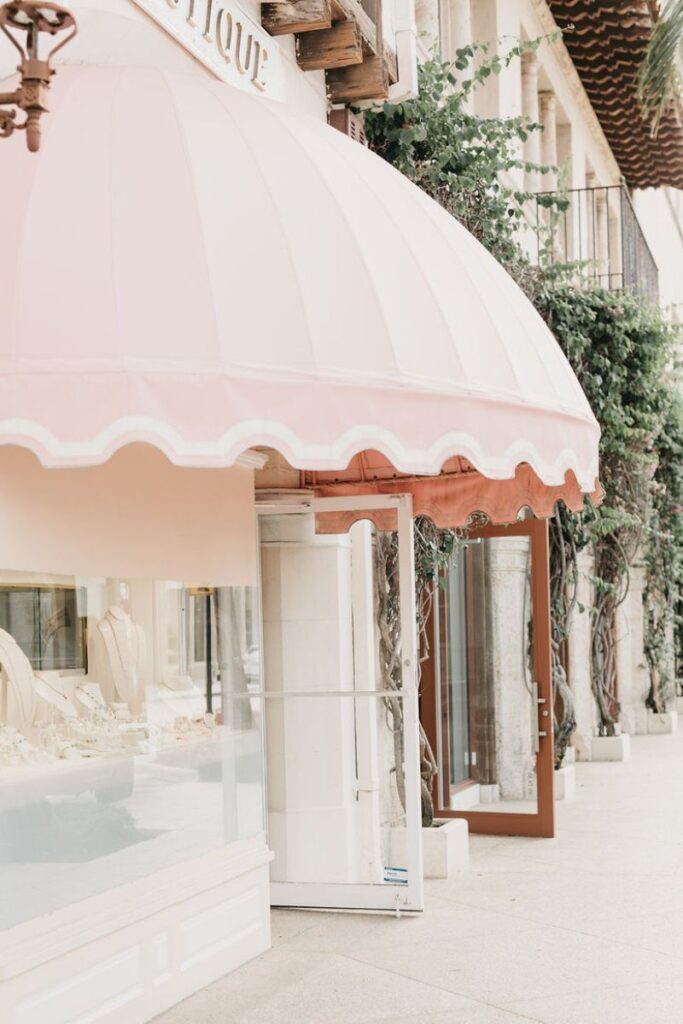 pastel shop exterior