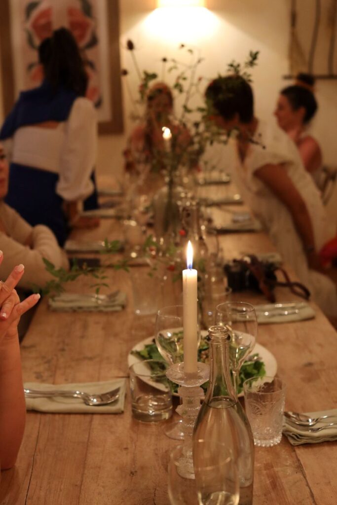 family dinner table