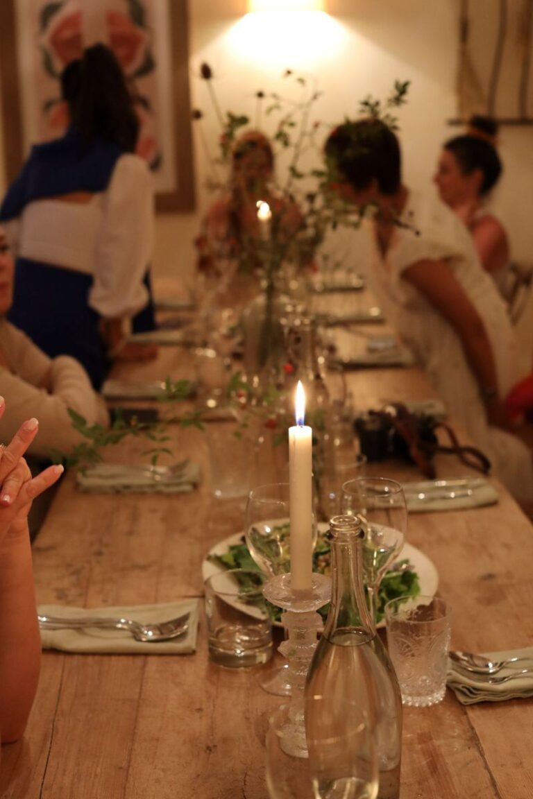 family dinner table