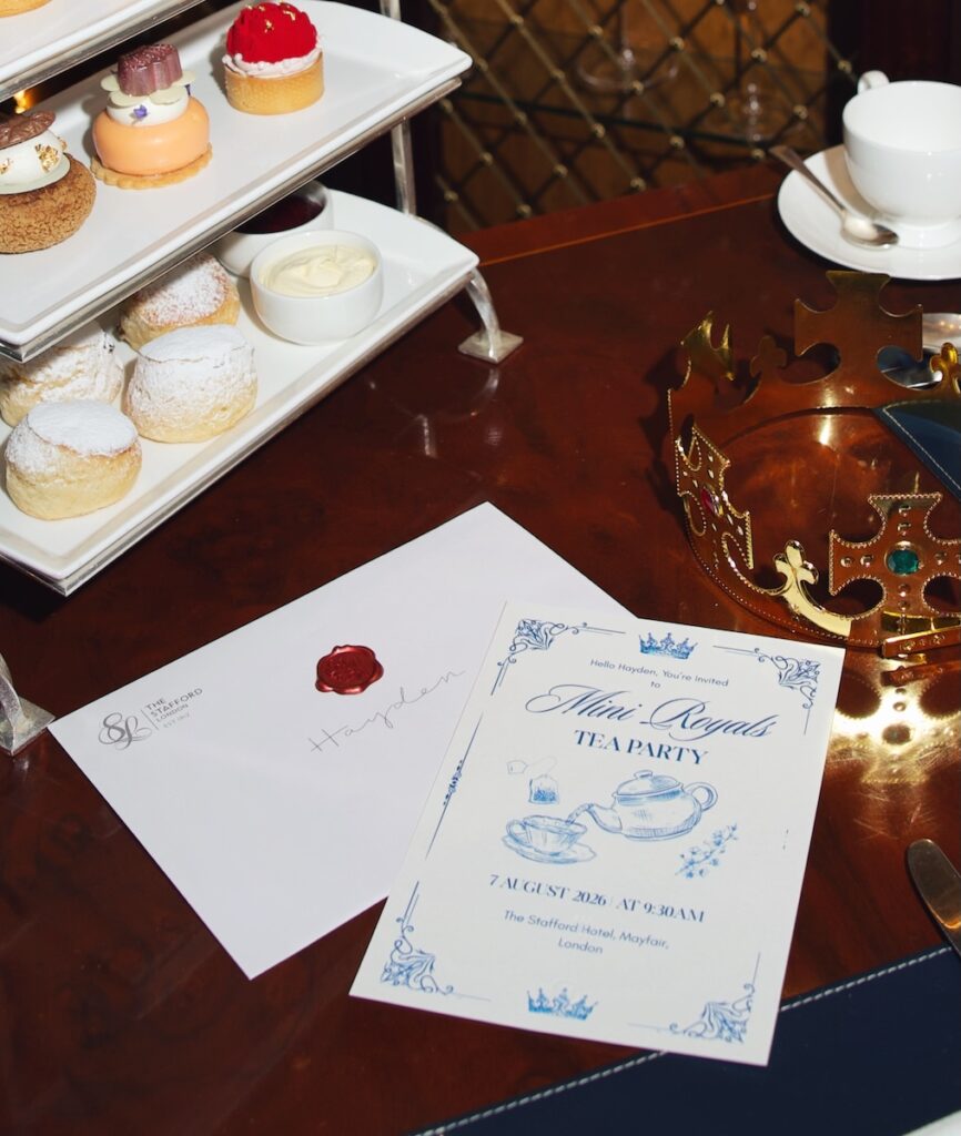 The Stafford London’s Mini Royals Afternoon Tea